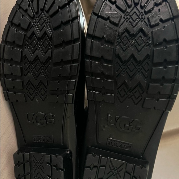 Women's UGG Shaye Rain Boot, Tall High-Gloss Waterproof Boots size 12 - Picture 3 of 4